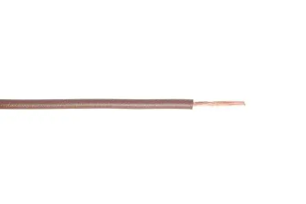 Produktfoto 1 von RS PRO H07V-K Schaltdraht 6 mm², 10 AWG 100 m Braun Ø 5.3 mm Polyvinylchlorid