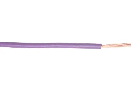 Produktfoto 1 von RS PRO H07V-K Schaltdraht 2.5 mm², 14 AWG 100 m Violett Ø 4.1 mm Polyvinylchlorid