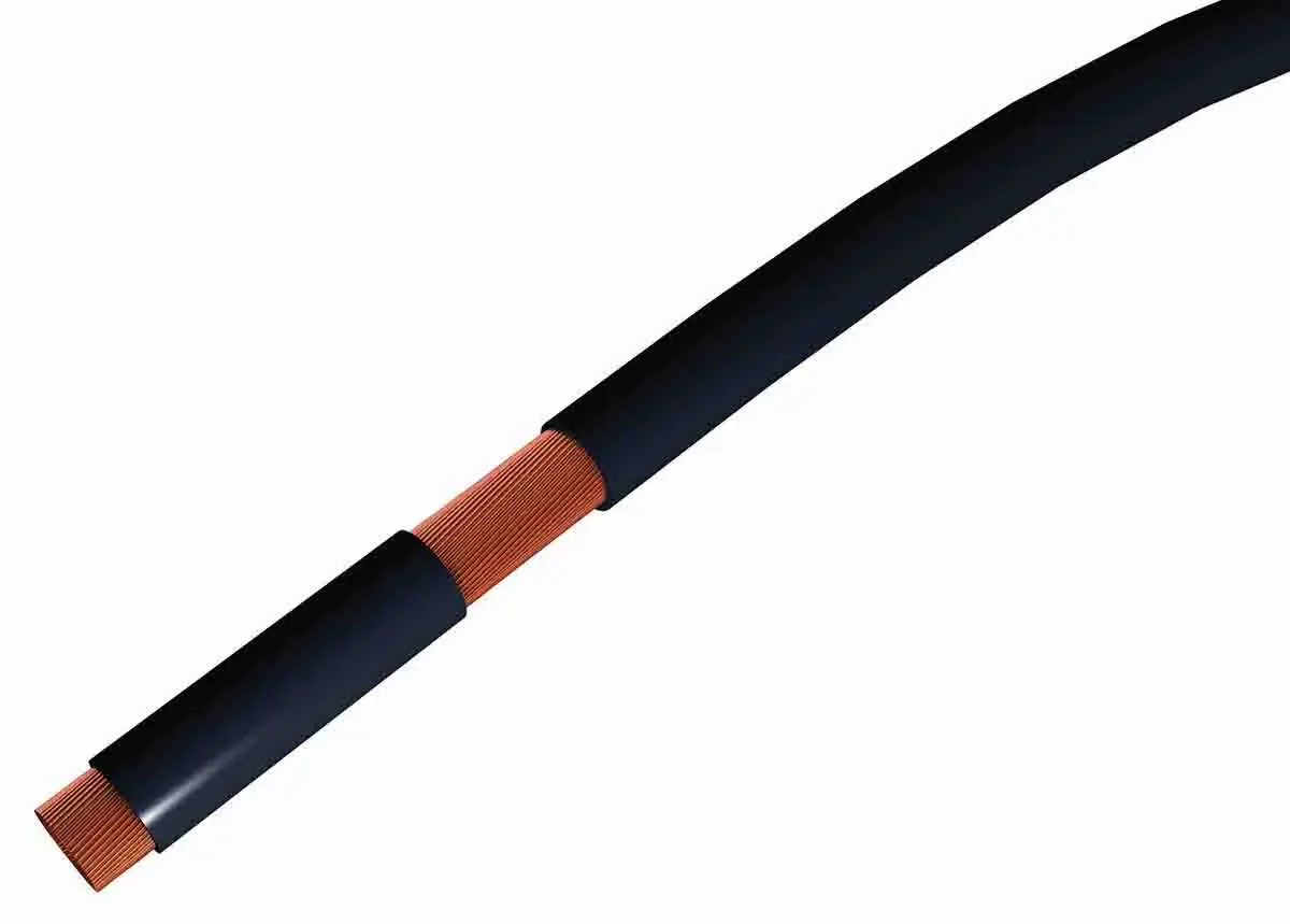 Produktfoto 1 von RS PRO Einzeladerleitung 6 mm², 10 AWG 100m Rot PVC isoliert