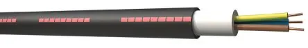 Produktfoto 1 von RS PRO U1000RO2V Netzkabel, 3-adrig Schwarz /Ø 10 mm Außen-ø , 100 m 70 °C, 0.6kV, 1 kV, Vernetztes Polyethylen