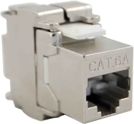 Produktfoto 1 von RS PRO ECONN Buchse RJ45-Steckverbinder, 1-Port 8-polig 360°-Schirmung Kabel Gerade