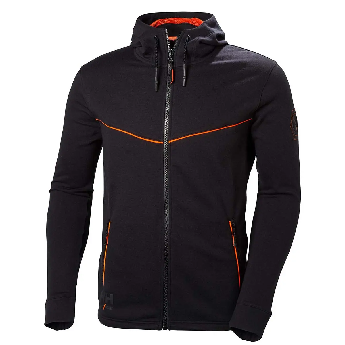 Produktfoto 1 von Helly Hansen Chelsea Evolution Unisex Kapuzenpullover, Polartec Schwarz Reißverschluss, Größe S