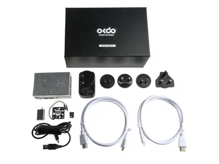 Gehäuse mit Lüfter, OKdo Raspberry Pi 4 Modell B Starter-Kit (ohne SBC)