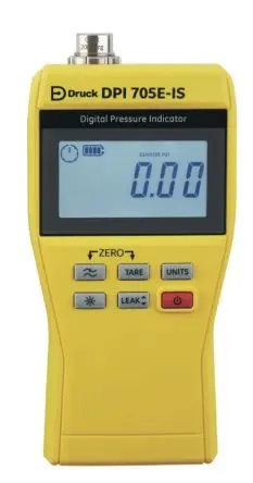 Produktfoto 1 von Druck DPI705E Maß Druckmessgerät 1 ±0.05 % Leckprüfung, 0.35 → 2 bar, ISO-kalibriert