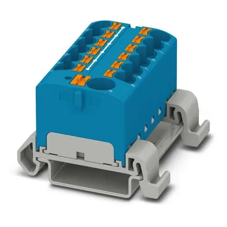 Produktfoto 1 von Phoenix Contact PTFIX Verteilerblock 32A Blau 13-polig