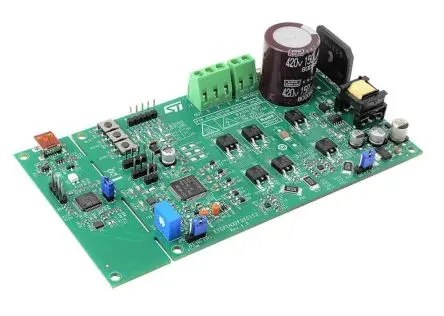 Produktfoto 1 von STMicroelectronics STSPIN32F0601 Evaluierungsplatine, EVSPIN32F0601S3 3-Phasen-Wechselrichter, für STSPIN32F0601
