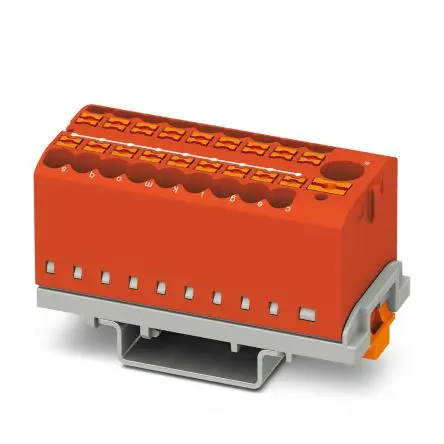 Produktfoto 1 von Phoenix Contact PTFIX Verteilerblock 24A Rot 19-polig
