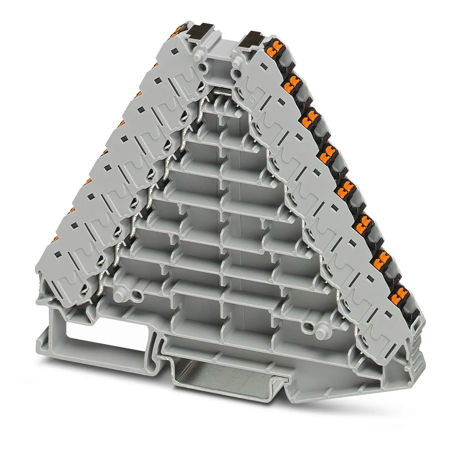 Produktfoto 1 von Phoenix Contact Verteilerblock 32-polig / 250 V 17.5A, Polyamid Grau, IP20