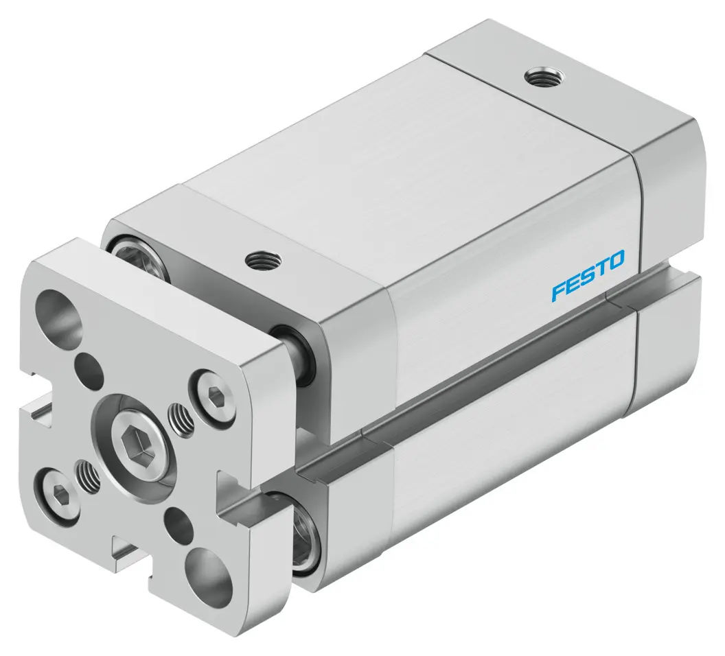 Produktfoto 1 von Festo ADNGF-25-30-P-A 554234 Pneumatik-Kompaktzylinder 30 mm Doppeltwirkend, Bohrung Ø 25 mm, bis 10 bar
