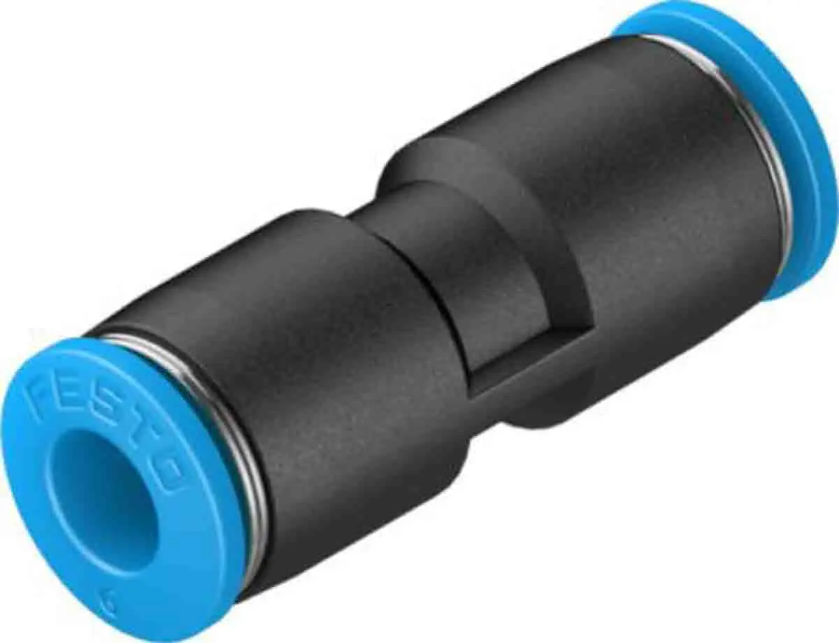 Produktfoto 1 von Festo QS-6-100 130687 Einsteck-Anschluss Einsteck-Anschluss, 14 bar