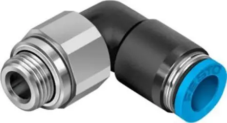Produktfoto 1 von Festo QSRL Pneumatische Drehdurchführung, Polybutylenterephthalat G Einsteck-Anschluss
