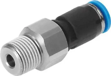 Produktfoto 1 von Festo QSR Pneumatische Drehdurchführung, Polybutylenterephthalat R Einsteck-Anschluss