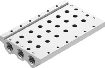 Produktfoto 1 von Festo Serie VABM 566621 Aluminium Verteiler 16-Stationen Anschluss G