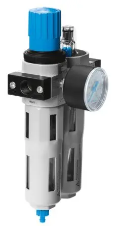 Produktfoto 1 von Festo FRC 1/8 in G FRL, Manuell 40 μm Integriertes Manometer 1/8 in G, 16 bar