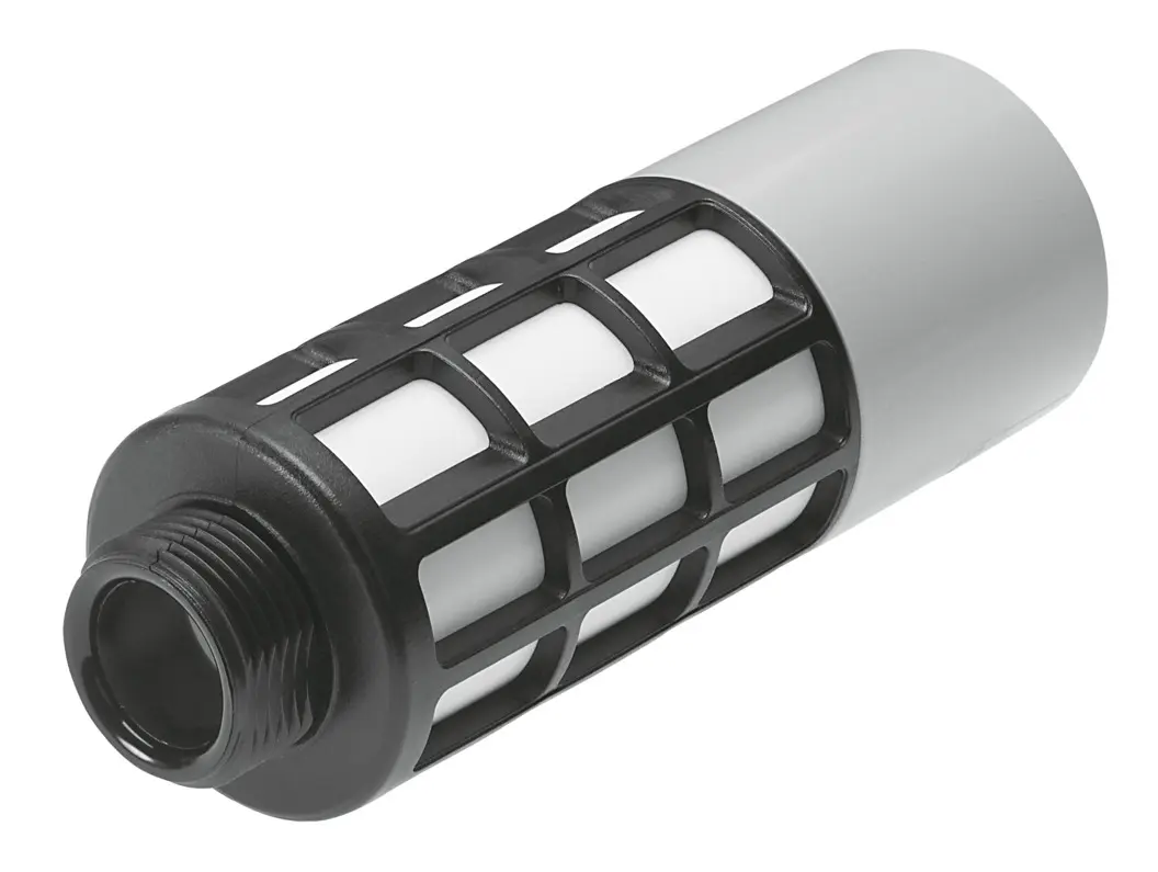 Produktfoto 1 von Festo UOS Pneumatischer Schalldämpfer aus Polyethylen 10 bar, Mit Gewinde G
