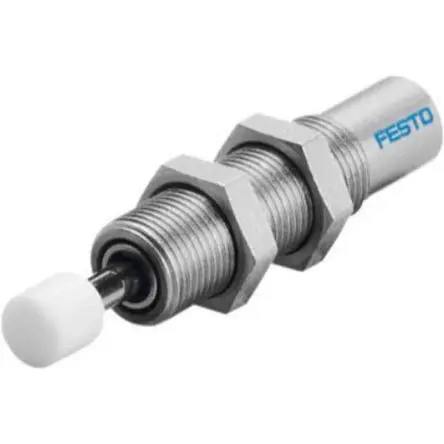 Produktfoto 1 von Festo YSR Stoßdämpfer Typ Geh.L. 46mm Ges.L. 62.3mm, M12 x 1, 18000Nm, 3Nm, -10°C / +80°C