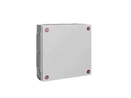 Produktfoto 1 von Rittal KX Stahl Wandgehäuse RAL 7035, grau IP55, HxBxT 300 mm x 300 mm x 120mm