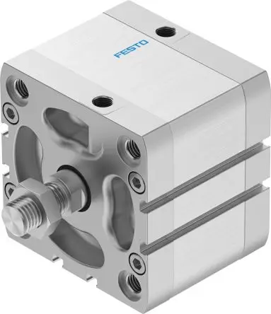 Produktfoto 1 von Festo ADN-80-25-A-P-A 536356 Pneumatik-Kompaktzylinder 25 mm Doppeltwirkend, Bohrung Ø 80 mm, bis 10 bar