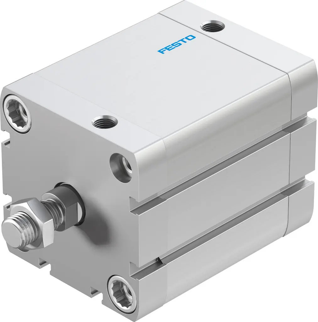 Festo ADN-63-50-A-P-A 536338 Pneumatik-Kompaktzylinder 50 mm Doppeltwirkend, Bohrung Ø 63 mm, bis 10 bar