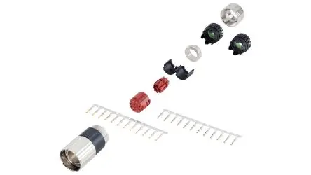 Produktfoto 1 von Siemens 6FX 13 mm Standard Rundsteckverbinder Buchse 12-polig Buchse Kabel