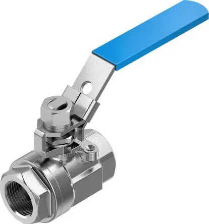 Festo, Stangenhebel VZBE Pneumatik-Steuerventil, manuell, NPT 3/4 in NPT, Edelstahl 4745218