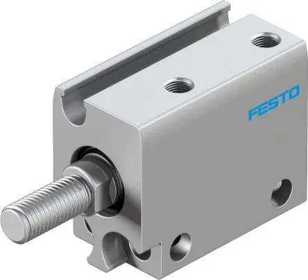 Produktfoto 1 von Festo ADN 8080588 Pneumatik-Kompaktzylinder 10 mm Doppeltwirkend, Bohrung Ø 10 mm, bis 8 bar