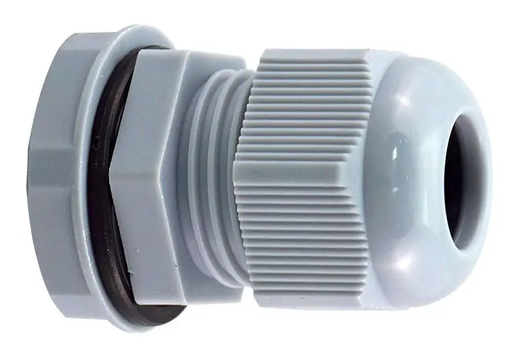 Produktfoto 1 von RS PRO Metric Thread Kabelverschraubung, M40 Nylon 6.6 Grau 20 mm/ 28 mm, IP68