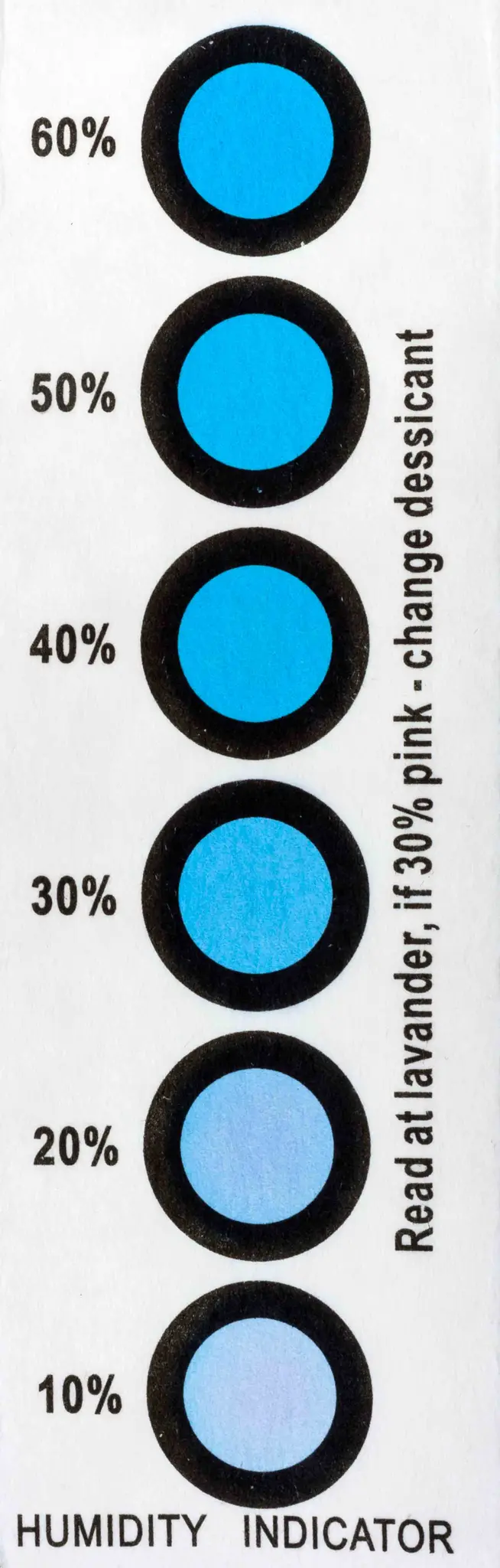 Produktfoto 1 von EUROSTAT Feuchtigkeitsindikator 20-063 Molekularsieb