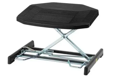 Produktfoto 1 von EUROSTAT Fußstütze Neigungseinstellung, 290 mm max. Höhe, 420 mm, 320mm Schwarz, 6.8 kg