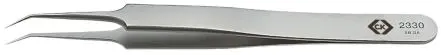 Produktfoto 1 von CK Edelstahl Pinzette, 110mm, Spitze Geknickt, Extra Fein Antimagnetisch 1-teilig ESD-Sicherheit