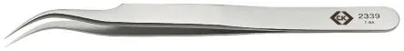 Produktfoto 1 von CK Edelstahl Pinzette, 115mm, Spitze Gebogen, Fein Antimagnetisch 1-teilig ESD-Sicherheit