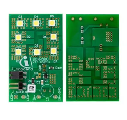 Produktfoto 1 von Infineon BCR430U Evaluierungsplatine, LED-Platine BCR430U LED-Treiber, für Beleuchtung