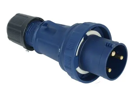 Produktfoto 1 von RS PRO RS PRO Leistungssteckverbinder Blau, 200V, 250 V, Kabel Gerade IP67 63A