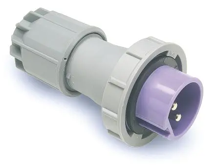 Produktfoto 1 von RS PRO RS PRO Leistungssteckverbinder Violett, 20V, 25 V, Kabel Gerade IP67 16A