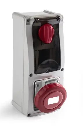 Produktfoto 1 von RS PRO RS PRO Leistungssteckverbinder Rot, 400V 5P (3P+N+T) / 16A, Oberfläche IP67