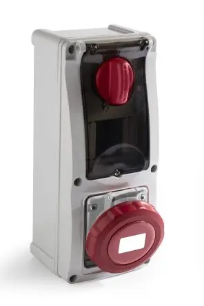 Produktfoto 1 von RS PRO RS PRO Leistungssteckverbinder Rot, 400V 5P (3P+N+T) / 32A, Oberfläche IP67