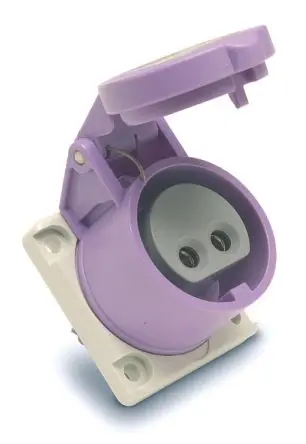 Produktfoto 1 von RS PRO RS PRO Leistungssteckverbinder Violett, 25V 2P / 16A, Panel IP44