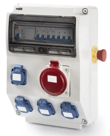 Produktfoto 1 von RS PRO RS PRO Leistungssteckverbinder, 400V, Wand IP44 32A