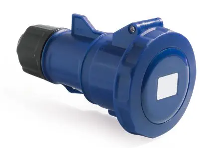 Produktfoto 1 von RS PRO RS PRO Leistungssteckverbinder Blau, 250V 2P+T / 32A, Kabel IP67