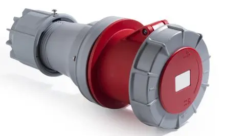 Produktfoto 1 von RS PRO RS PRO Leistungssteckverbinder Rot, 415V 3P+N+PE / 125A, Kabel IP67