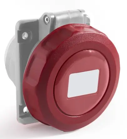 Produktfoto 1 von RS PRO RS PRO Leistungssteckverbinder Rot, 415V 3P+N+PE / 32A, Panel IP67