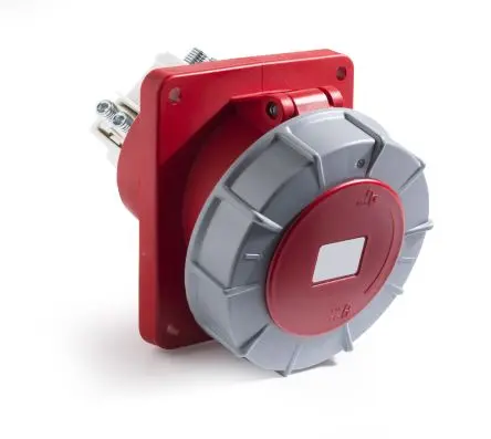 Produktfoto 1 von RS PRO RS PRO Leistungssteckverbinder Rot, 415V 3P+N+PE / 125A, Panel IP67