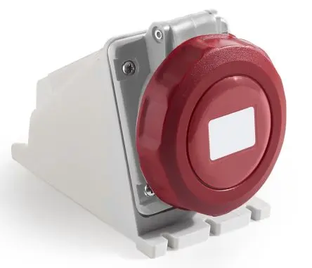 Produktfoto 1 von RS PRO RS PRO Leistungssteckverbinder Rot, 415V 3P+T / 32A, Wand IP67