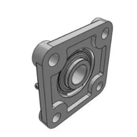 Produktfoto 1 von SKF 4-Loch Zylindrisch Flanschlager-Einheit aus Gusseisen, Innen-Ø 22.25 mm, 35.7 mm x 95 mm