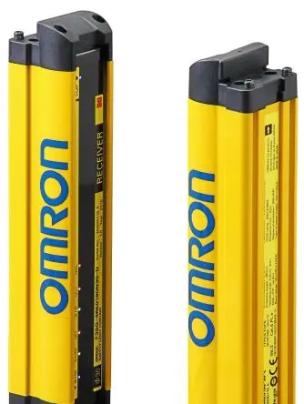 Produktfoto 1 von Omron F3SG Lichtvorhang Strahlabstand 14 mm Sender/Empfänger Typ No Typ 4 15-Strahl, Schutzhöhe 160 mm