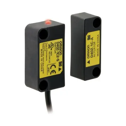 Produktfoto 1 von Omron D40Z Magnetisch Kabel Berührungsloser Sicherheitsschalter 24V dc aus Polybutylenterephthalat, 1 Schließer,