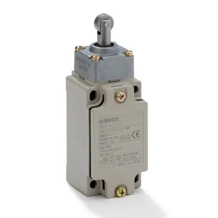 Produktfoto 1 von Omron D4B Endschalter, Rollenhebel 1 Schließer/1 Öffner, IP67, Metall 400V