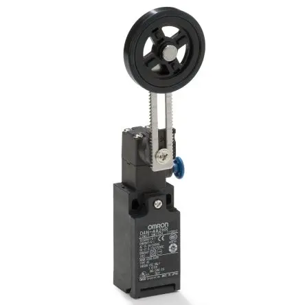 Produktfoto 1 von Omron D4n Endschalter, Verstellbarer Rollenhebel 1 Schließer/1 Öffner, IP67, Metall 240V 10A