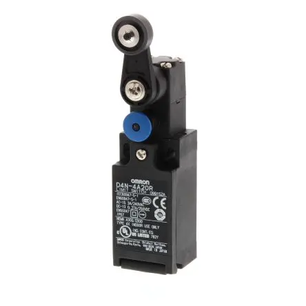 Produktfoto 1 von Omron D4n Endschalter, Rollenhebel 1 Schließer/1 Öffner, IP67, Kunststoff 240V 10A