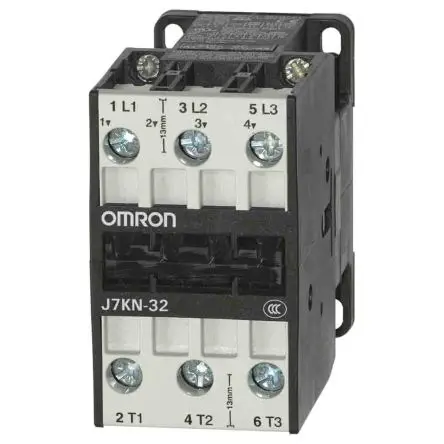 Produktfoto 1 von Omron J7KN Schütz 230V ac-Spule, 3-polig, 415V / 32 A 230V ac 15 kW Motorsteuerung